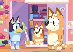 Puzzle de colorat 2 in 1 60 piese - Bluey