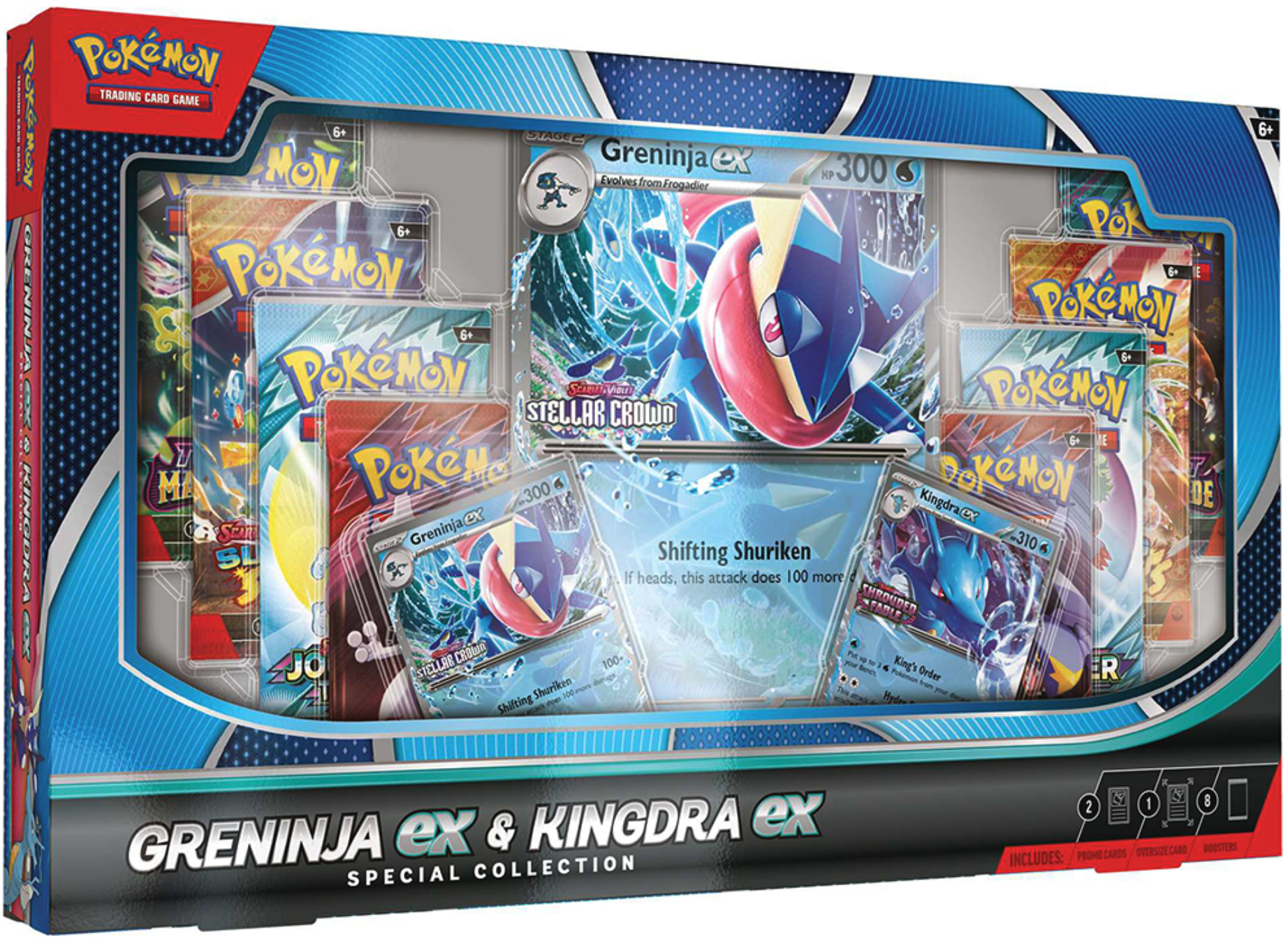 Pokemon TCG - Greninja ex & Kingdra ex Special Collection - The