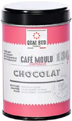 Cafea macinata cu aroma de ciocolata - Cafe Moulu, 150 g
