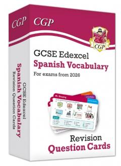 New GCSE Edexcel Spanish: Vocabulary Revision Question Cards (for exams from 2026)