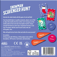 Joc de societate - Snowman Scavenger Hunt