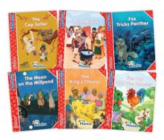 Coperta cărții Jolly Phonics Folktales Red Readers (Level 1) Complete Set (1-6)