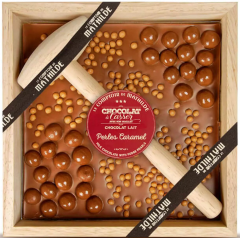 Ciocolata cu lapte - Le Comptoir de Mathilde - Pearls Caramel, 350g