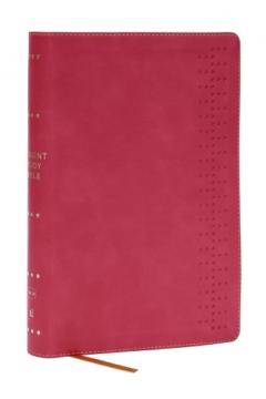 Student Study Bible: A Guide to Knowing and Living God’s Word (NKJV, Pink Leathersoft, Red Letter, Comfort Print)