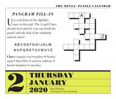 Calendar 2020 - Page-A-Day - 365 Brain Puzzlers