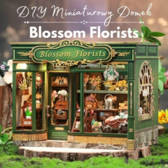 Puzzle 3D 265 piese - Minicasuta de papusi - Blossom Florist