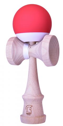 Jucarie de indemanare - Kendama Antiskid Paint - Rosu/Alb