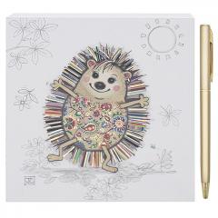 Blocnotes + pix - Bug Art - Hattie Hedgehog