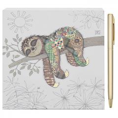 Blocnotes + pix - Bug Art - Sloth