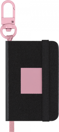 Carnet-breloc - Moleskine x BLACKPINK - Notebook Charm, Mini charm, plain, hard cover