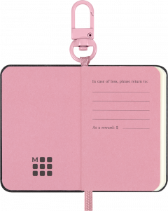 Carnet-breloc - Moleskine x BLACKPINK - Notebook Charm, Mini charm, plain, hard cover