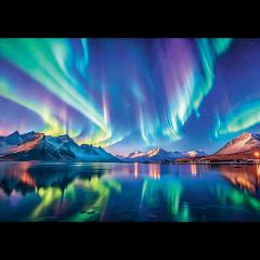 Puzzle - Aurora Boreala, 1000 piese