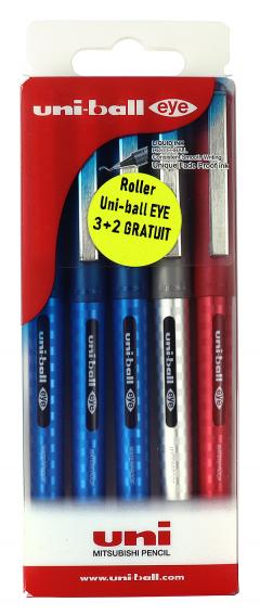 Set 5 pixuri - 3 Roller Uni-Ball Eye - Model 1