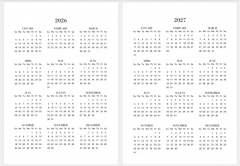 Rezerva de hartie pentru Agenda 2026 Weekly