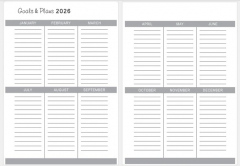 Rezerva de hartie pentru Agenda 2026 Weekly