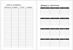 Rezerva de hartie pentru Agenda 2026 Weekly