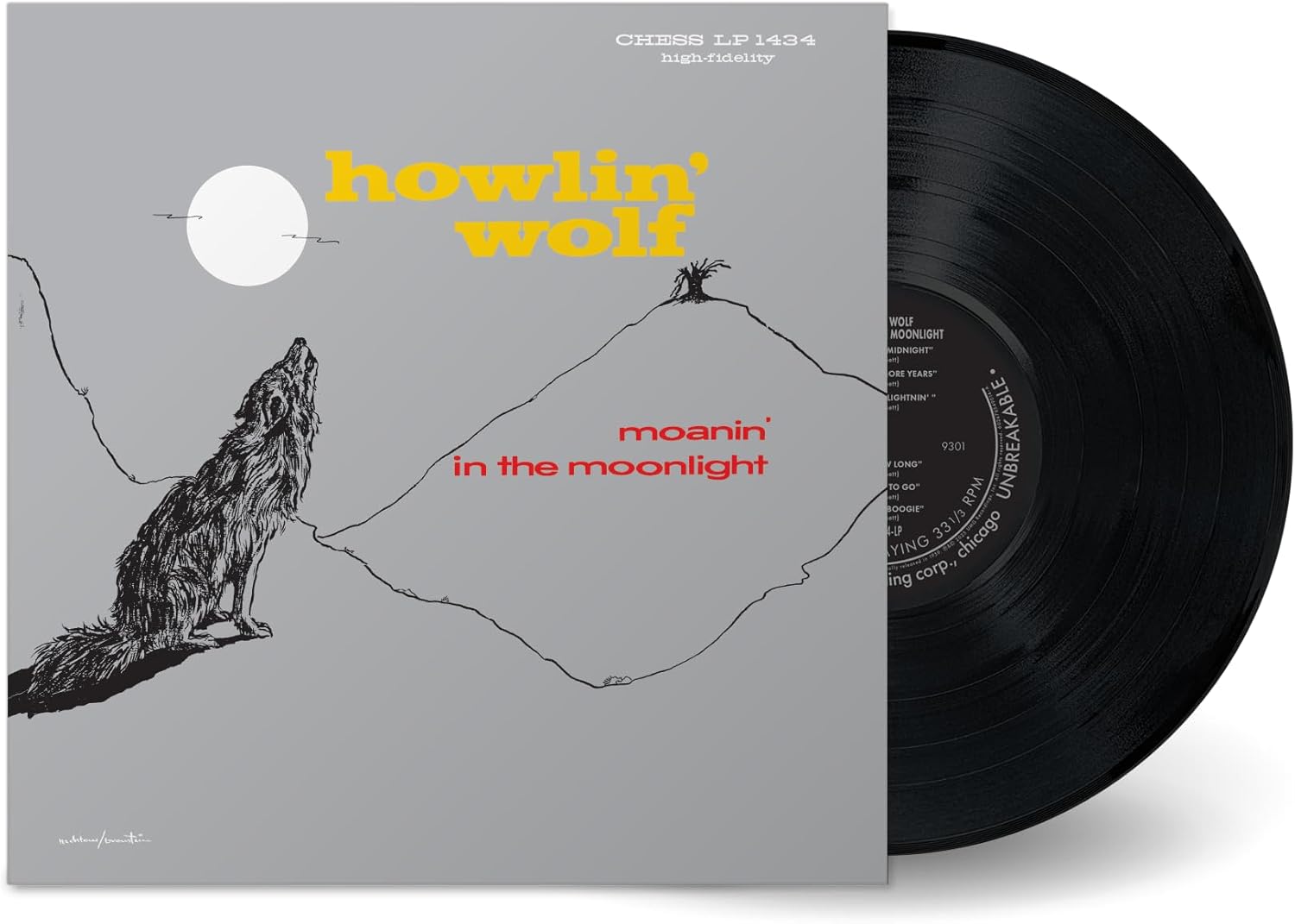 Moanin' In The Moonlight - Vinyl - Howlin' Wolf Moanin' In The Moonlight - Vinyl - Howlin' Wolf