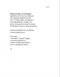 Un intuneric care tine loc de lumina