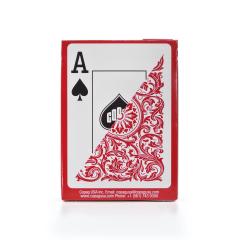 Carti de joc - Copag Elite 100% Plastic Playing Cards - Poker Size Jumbo Index - Red