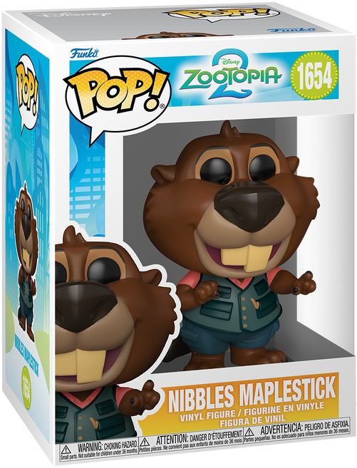 Funko POP! Zootopia ニック＆ジュディ&ゲイリー Figurina - Funko Pop! Disney - Zootopia 2 - Nibbles Maplestick - Funko
