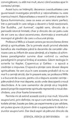 Stiinta, fiinta si devenirea