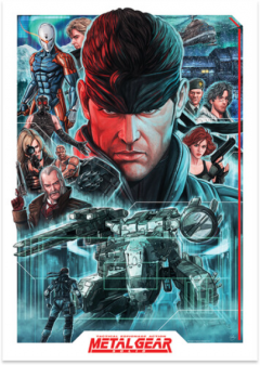 Print de arta - Solid Snake