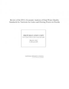 Review of the EPA's Economic Analysis of Final Water Quality Standards for Nutrients for Lakes and Flowing Waters in Florida