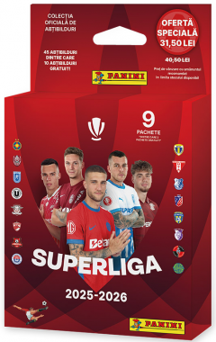 Set de stickere Panini - Superliga Romaniei (Ecoblister)