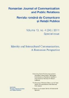 Romanian Journal of Communication and Public Relations / Revista romana de comunicare si relatii publice nr.24 / 2011