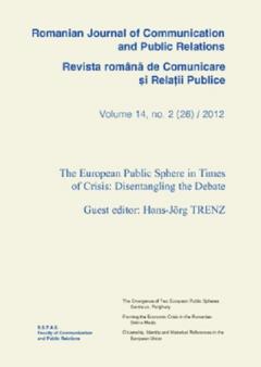 Romanian Journal of Communication and Public Relations / Revista romana de comunicare si relatii publice nr. 26 / 2012