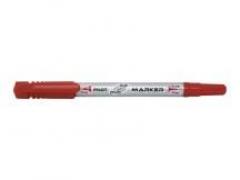 Marker permanent CD-DVD 2 capete - Rosu Pilot