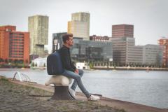 Rucsac - Bobby Hero Regular Anti-Theft Backpack - Navy