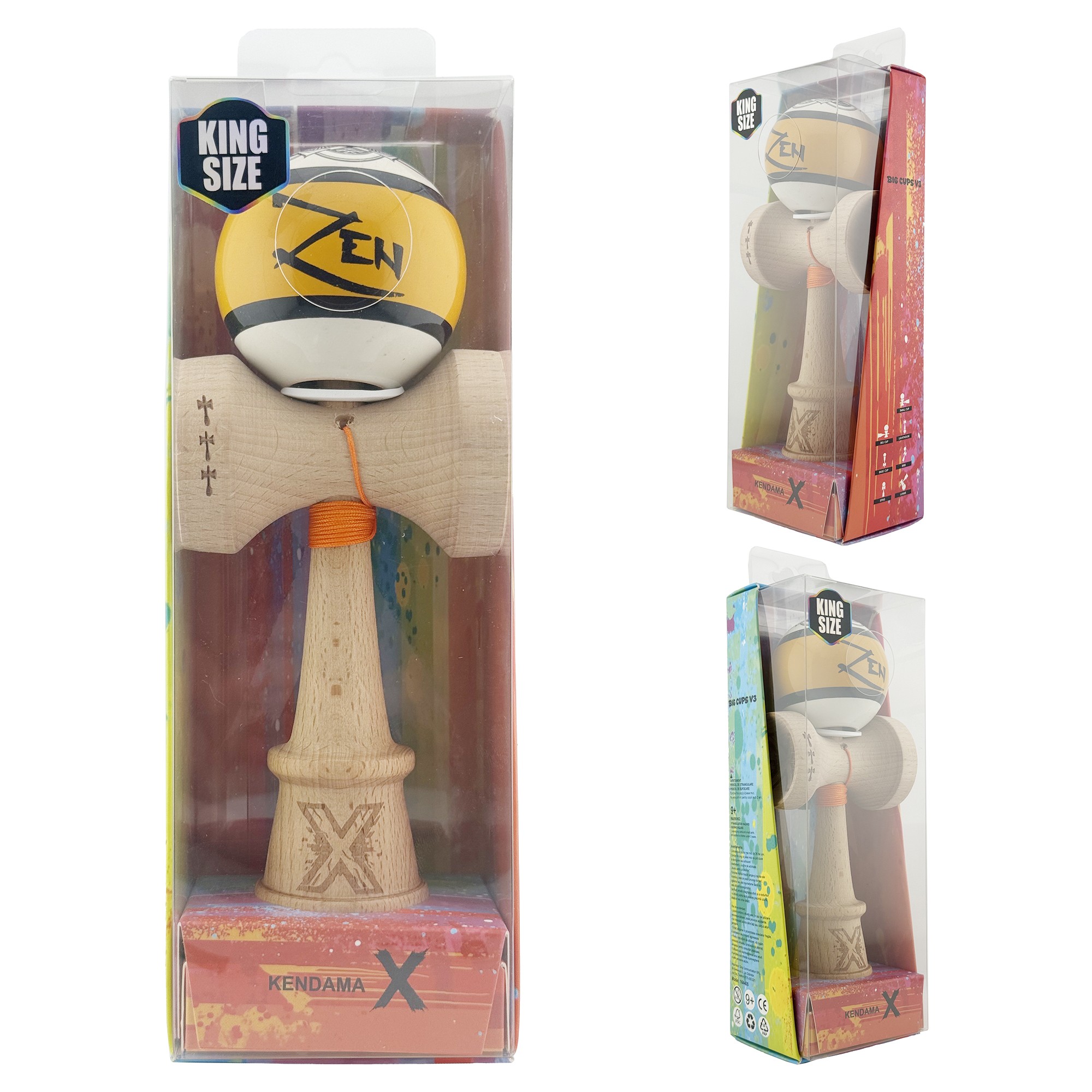 Jucarie de indemanare - Kendama X Zen, Auriu - X