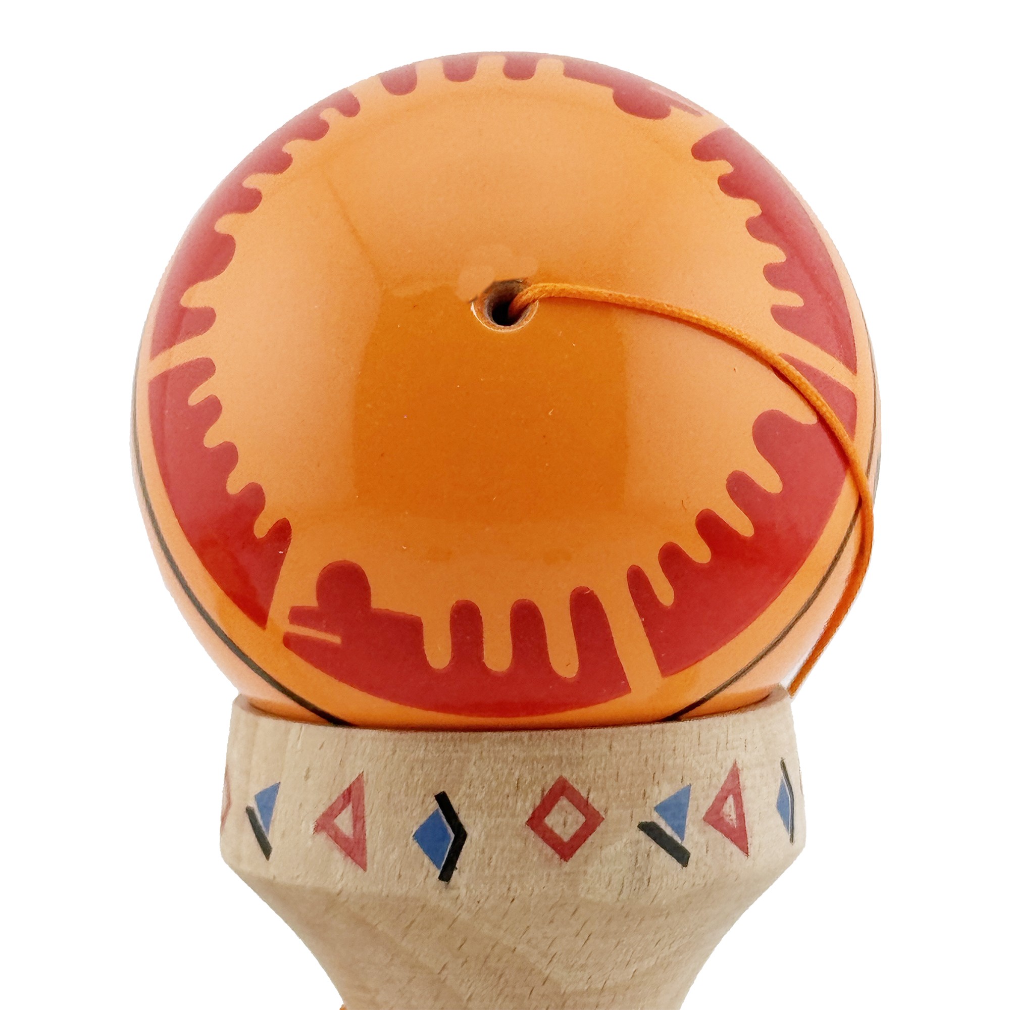 Jucarie de indemanare - Kendama X Dragon, Portocaliu/Negru - X