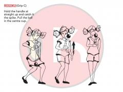 Jucarie de indemanare - Kendama Record Plus - Aloha MC