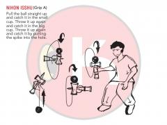 Jucarie de indemanare - Kendama Record Plus - Liquid Love MC