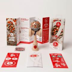 Jucarie de indemanare - Kendama Record Plus - Wondercurl MC