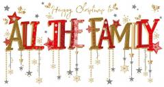 Felicitare - Happy Christmas To All The Family