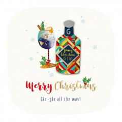 Felicitare - Merry Christmas Gin-gle All The Way