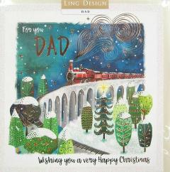 Felicitare - For Your Dad Wishing You A Very Happy Christmas