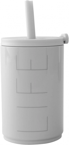 Cana de voiaj 330 ml - Life - Alb