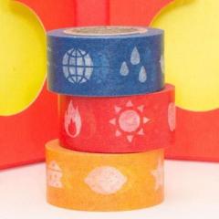 Japanese Washi Masking Tape - Mini Set of 3 kids tape set