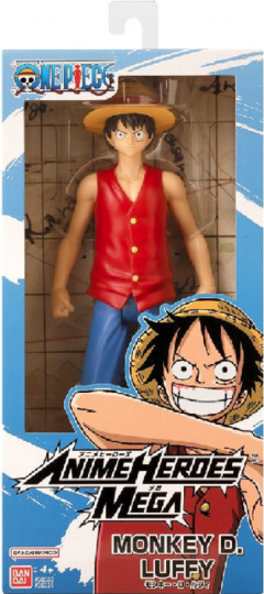 Figurina - One Piece Anime Heroes Mega - Monkey D. Luffy, 30 cm