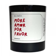 Lumanare parfumata - More amor por favor, 160 ml - cu capac