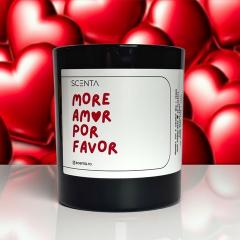 Lumanare parfumata - More amor por favor, 160 ml - cu capac