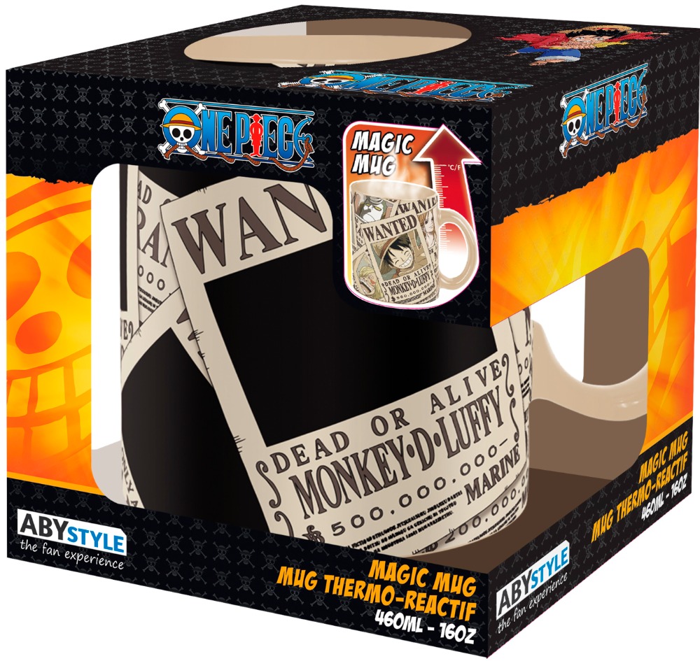 Cana termica 460 ml One Piece - Wanted - AbyStyle