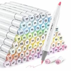 Set 96 markere Brush & Chisel - Ohuhu Honolulu - Sweetness & Blossoming