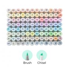 Set 96 markere Brush & Chisel - Ohuhu Honolulu - Sweetness & Blossoming