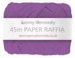 Panglica mov din rafie pentru cadouri - 45m