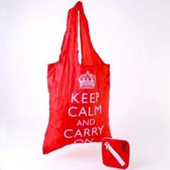 Keep Calm And Carry On Emergency Fold Away Bag 